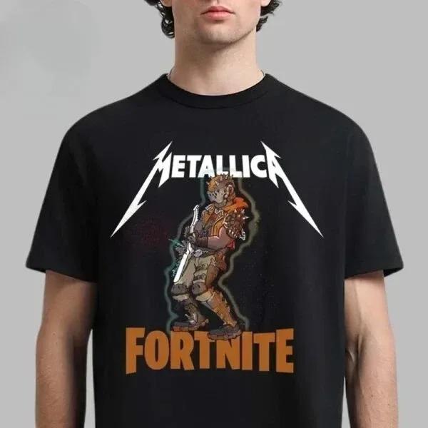 Metallica "...And Justice for All" Lady Justice Graphic T-Shirt, Unisex Thrash Metal Fan Streetwear Tee, 100% Cotton Casual Short Sleeve Top