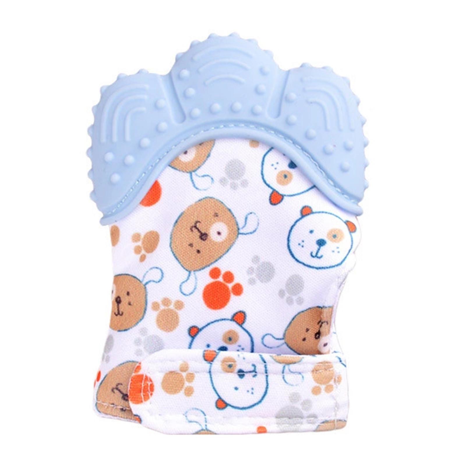 

Детские силиконовые варежки для прорезывания зубов, перчатки в мультяшной форме, мягкий прорезыватель