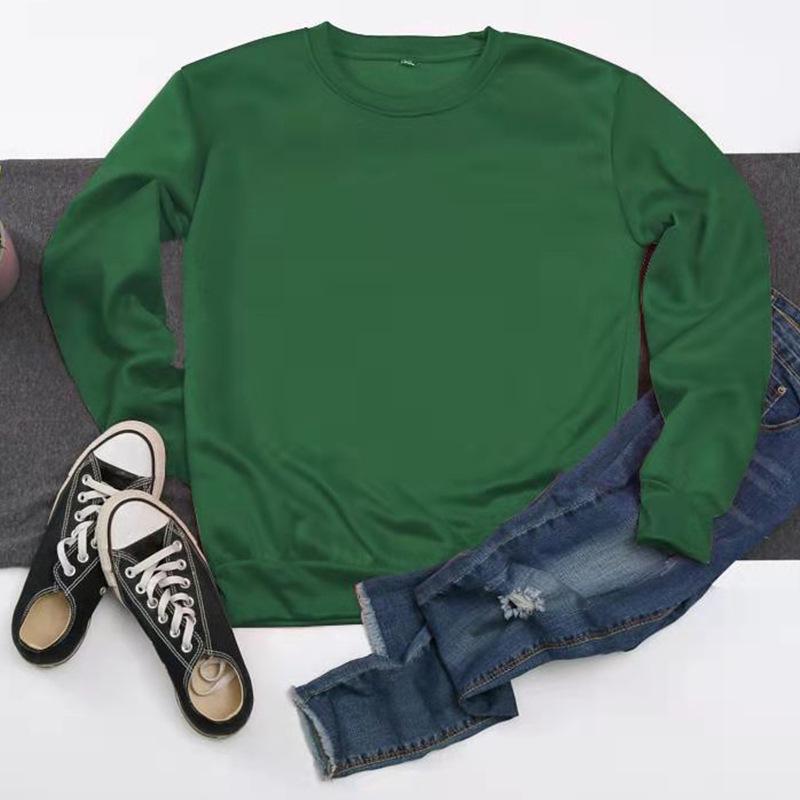 TEMU Autumn/Winter European & American Style Round Neck Custom Print Sweatshirt Available Now