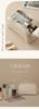 WENYUEN Cosmetic Double Large Storage Pouch Pouch, Portable, Large, Waterproof, Zippered, Opening, Multi-Purpose, Ins-Style (Cream White)