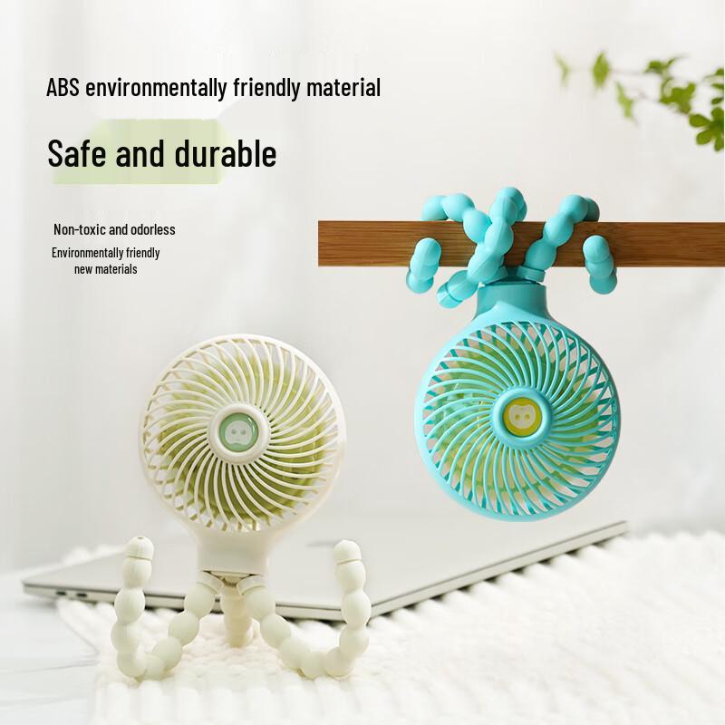 

Octopus Flexible Mini USB Rechargeable Clip-On Fan