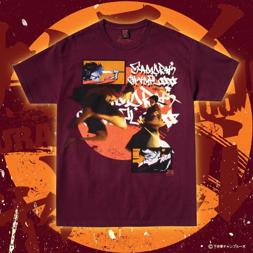 Samurai Champloo X Geeks Rule Tshirt Mugen Jin Battle Ver M