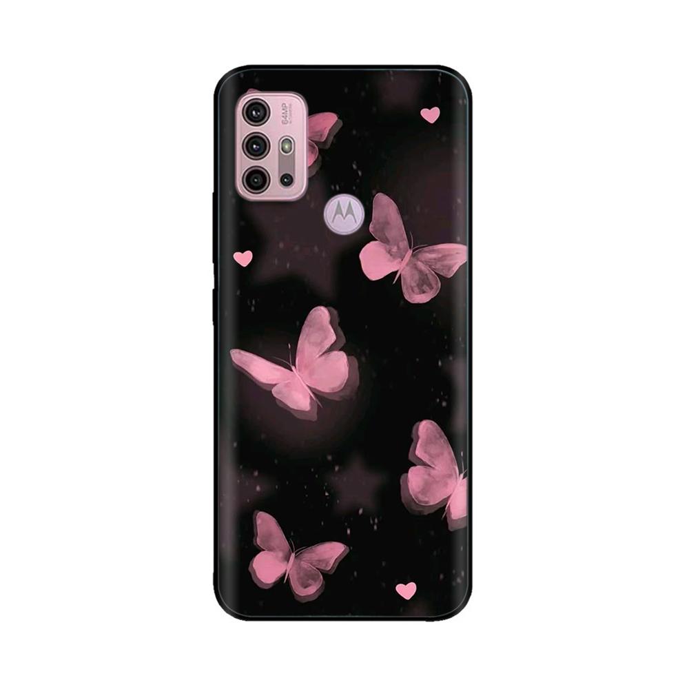 For Motorola Moto G20 Case XT2128-1 XT2128-2 Cover Cute Cartoon Painted Soft Silicone Phone Case For Moto G10 G30 G20 G60 Capa
