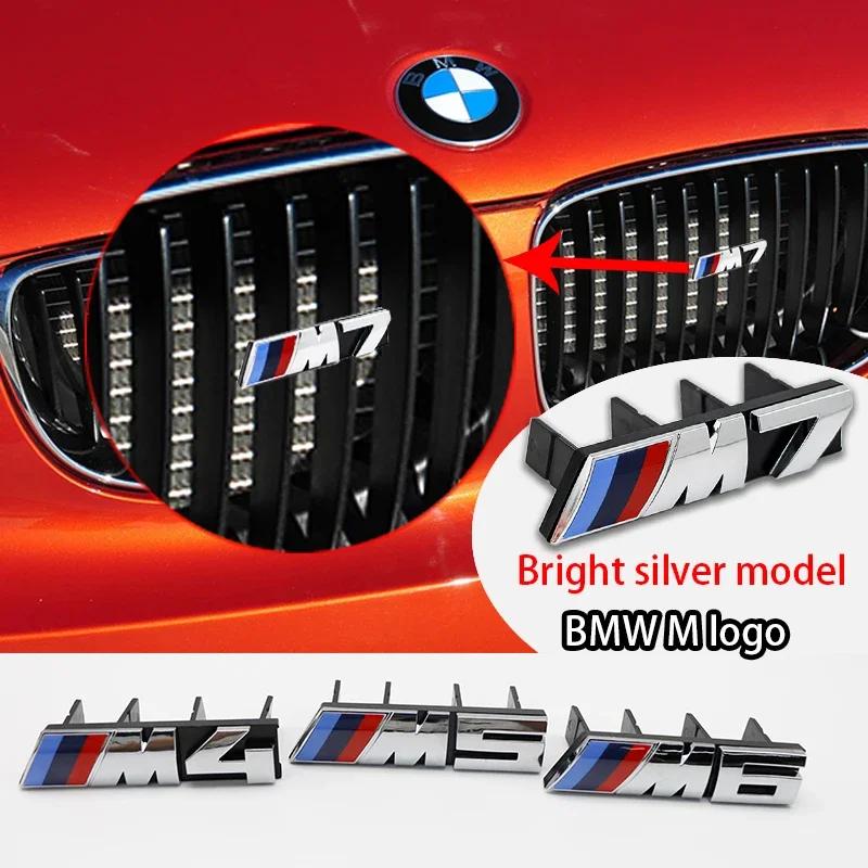 BVYD9 3D ABS Car Front Grille Emblem Sticker, BMW M Series Badge Decal for E46 E36 E34 F10 E90 M1 M2 M3 M4 M5 M6 M7 M8, Automotive Ext
