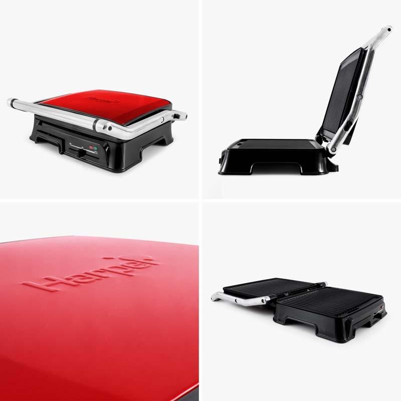 Meat Grill With Adjustable Thermostat Xgrill Harper Red