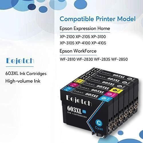 Epson xp 3100 kompatybilny dla wkładu atramentowego Epson 603 xl (paczka 6)