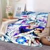 Dragon Ball Anime Print Blanket, Warm and Comfortable Flannel Blanket, Suitable for Bedrooms, Sofas, Beds, Chairs, Picnics, and