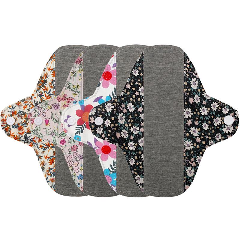 New 23cm Washable Graphene Cotton Antibacterial Reusable Menstrual Pads