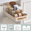Bowl & Dish Pull-Out Storage Rack - In-Cabinet Drainer & Organizer