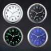 Mini Car Dashboard Clock Luminous Digital Watch Universal Stick-on Quartz Clock Auto Interior Ornament Car Accessories