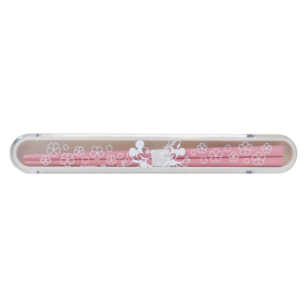 Mickey Minnie Chopsticks Case Pattern Disney & [Chopsticks Set] Set/Sakura