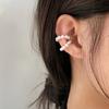 Korean Pearl Ear Cuff Clip Earrings Non-Piercing Bone C-shaped Without Puncture Minimalist Earrings for Women Fashion Jewelry
