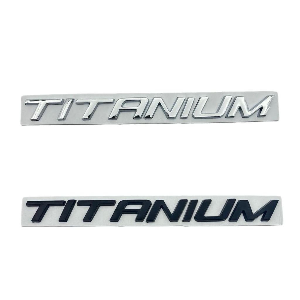Ford New Edge Explorer Titanium Badge: High-End Plastic Car Emblem Sticker Upgrade