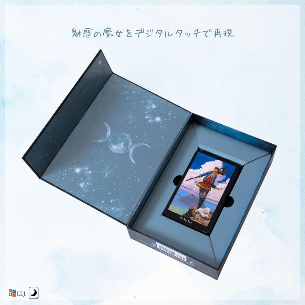 I.I.J Witches Tarot, Waite Edition, 78 Cards, Tarot Reading, with Japanese Instructions, Authentic