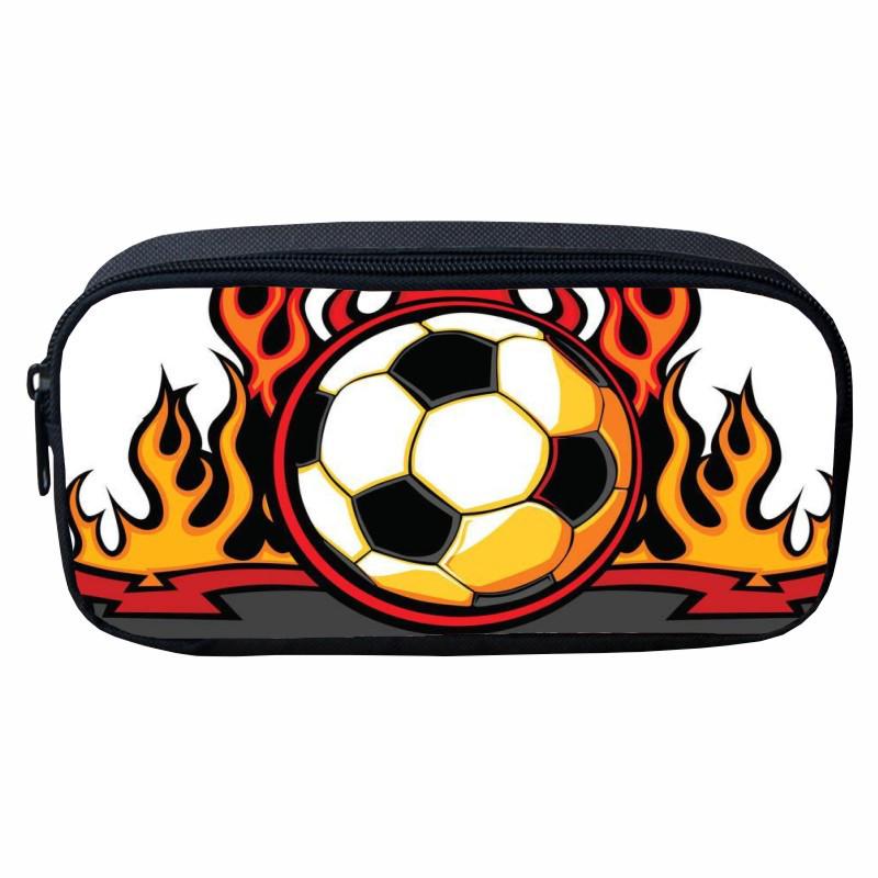 Flame Pattern Pencil Case for Kids - Cartoon Design for Primary School Boys