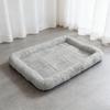 Non-Slip Cotton Velvet Pet Nest for Medium & Small Dogs - Scratch-Resistant Square Mat for Spring & Autumn