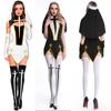 Sexy Women Naughty Nun Costume Black Fancy Dress Party Cosplay Outfits Halloween