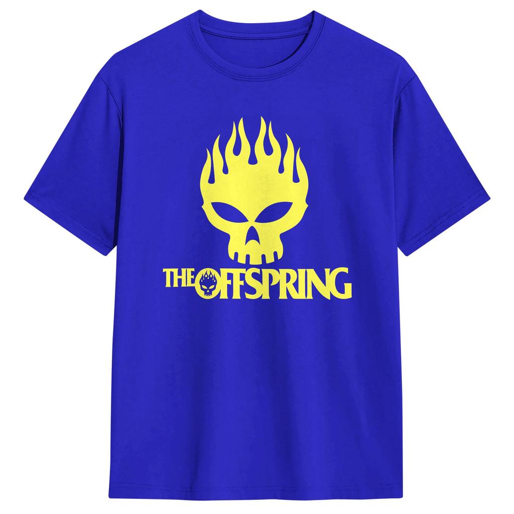 Herren The Offspring Band T-Shirt Baumwolle Kleidung Mode Kurzarm Rundhals T-Shirts Geschenkidee T-Shirt