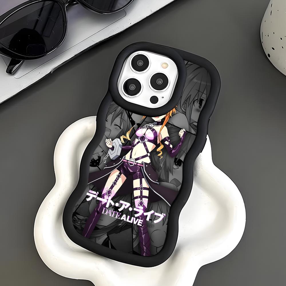 Date a Live Yamai Kaguya Wavy Edge TPU Handyhülle für iPhone 17 16 15 14 13 12 11 Air Pro Max Plus Buntes Cover