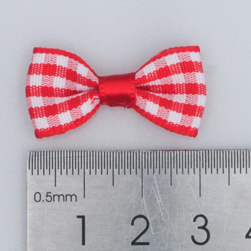Polyester Plaid Mini Bow Tie Diy Pet Clothing Shoes Decorative Accessories Hair Accessories Hairpin Accessories