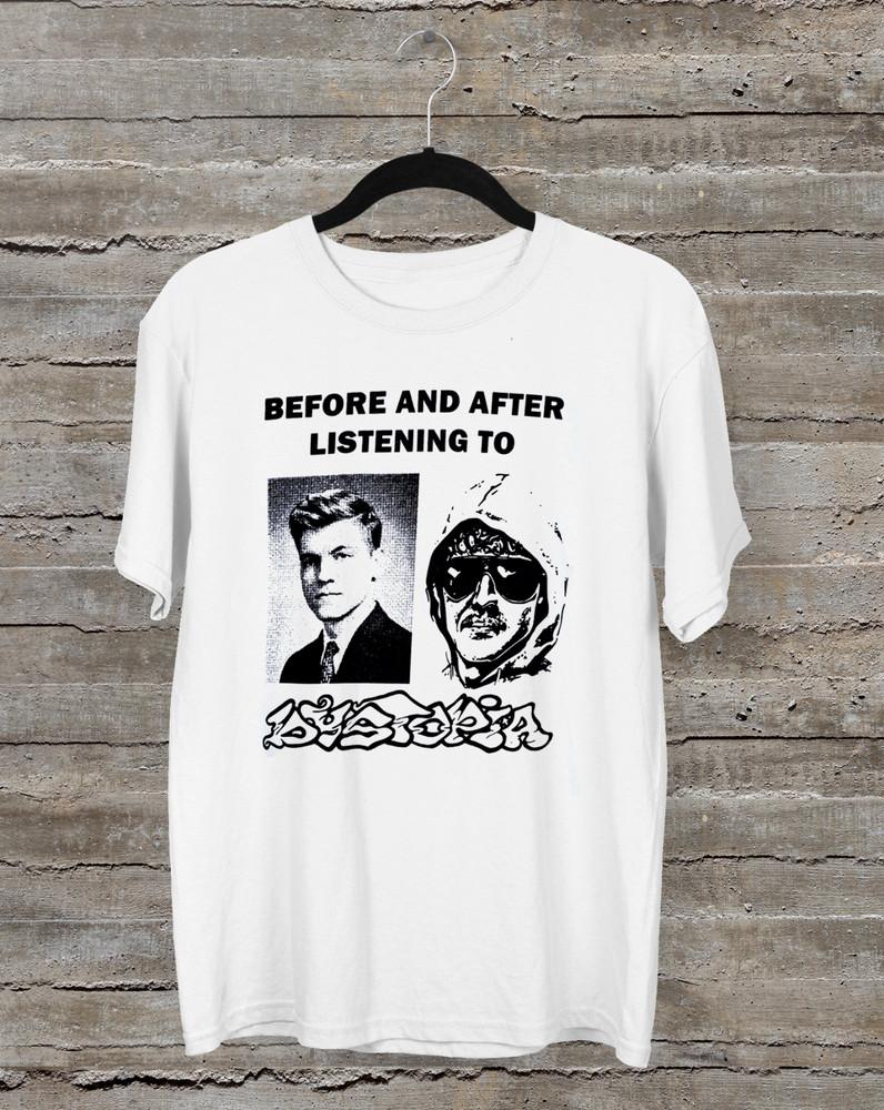 Before and After Listening To Dystopia Shirt Classic White Unisex T-Shirt XXXL