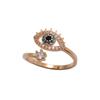 Lindon Classic Copper Alloy Zircon Ring Ladies Jewelry Wedding Promise Party Gift