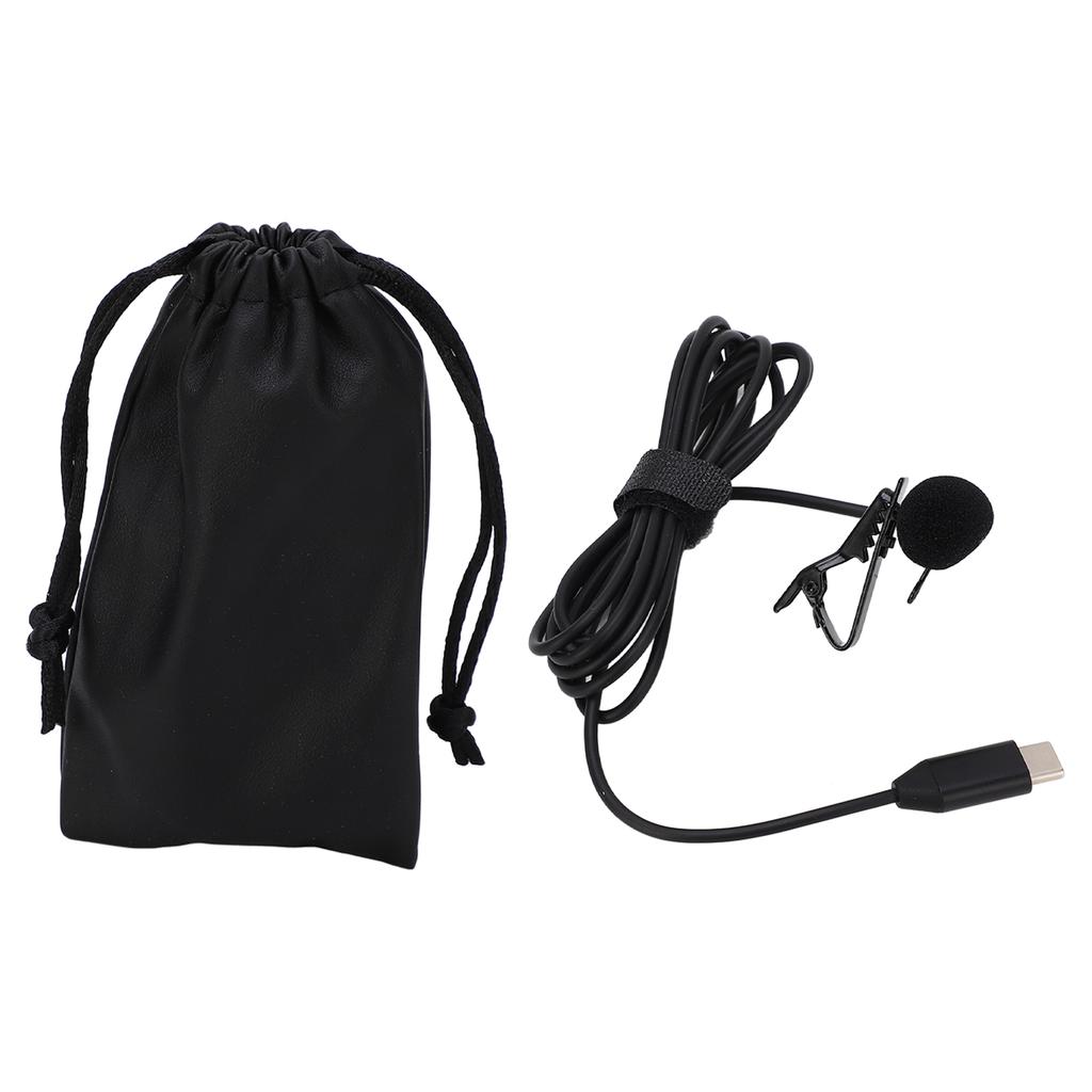 Lapel Microphone Anti Interference Omnidirectional Clip On Lavalier Microphone for Insta360 ONE X2 X3