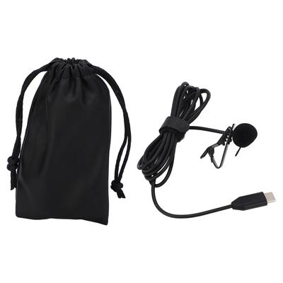 Ansteckmikrofon Anti-Interferenz Omnidirektionales Clip-On Lavalier-Mikrofon für Insta360 ONE X2