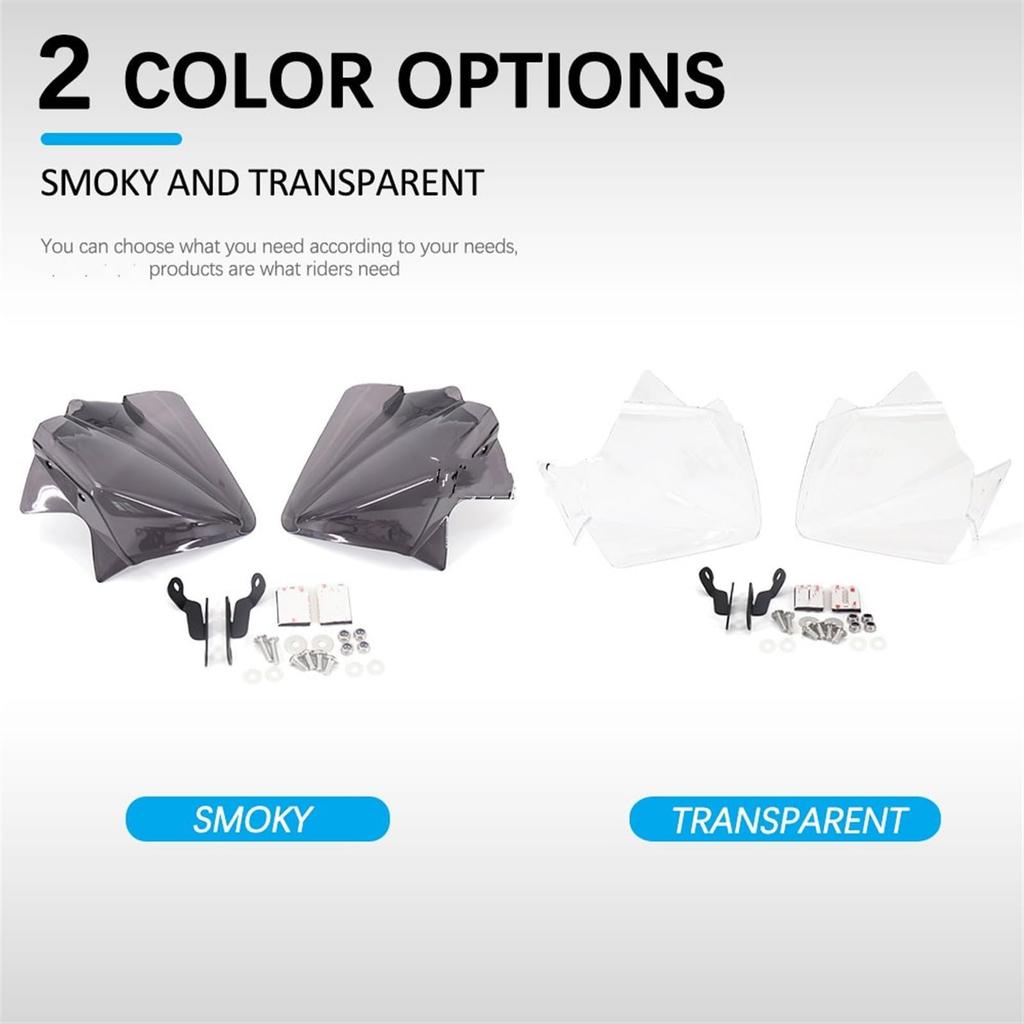 Handguard 2019 2020 2021 2022 Motorcycle Windshield Wind Deflector Windshield Hand Shield Hand Guard