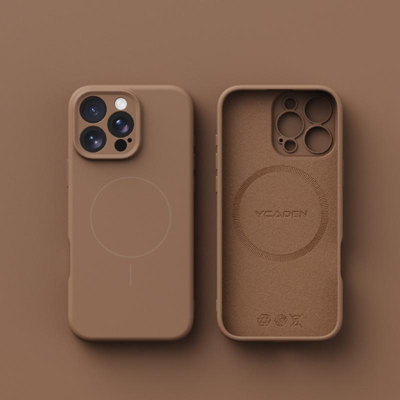 

Жидкий силиконовый тонкий магнитный чехол для телефона iPhone 16 Plus 15 Pro Max 14 Pro 13 12 11 защита линзы мягкий противоударный матовый для задней крышки Magsafe iPhone 15 Pro Max хаки