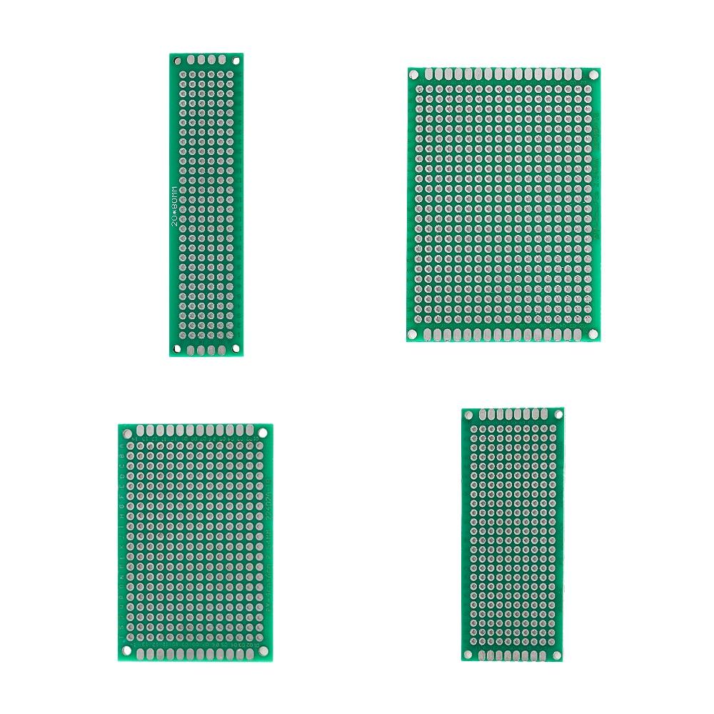 Prototypová deska plošných spojů Prototypová deska s obvody Univerzální pásková deska Prototypování 2X8 3X7 4X6 5X7 cm Smíšená oboustranná deska PCB