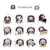 00 Stickers/roll, Bizarre Roll Stickers, Stickers, Cross-border Decoration, Phone Case Sealing Stickers, Adhesive Tape