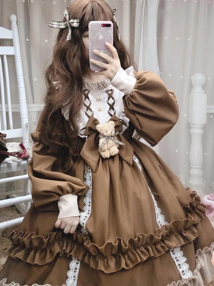 New Year Maid Lolita Dress Christmas Waitress Cosplay Party Costumes Birthday Apparel Sexy RolePlay Chemise Animation Stage Wear