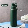 Insulated Water Bottle Large Capacity 750ml/950ml Stainless Steel Double Wall Vacuum Sport Bottle Outdoor Sports Kettle