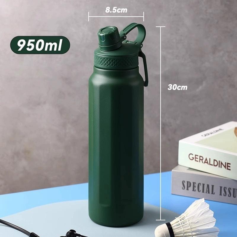 Insulated Water Bottle Large Capacity 750ml/950ml Stainless Steel Double Wall Vacuum Sport Bottle Outdoor Sports Kettle