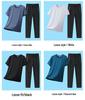 2026 Men's Summer Ice Silk Casual Round Neck Short Sleeve & Long Pants Set