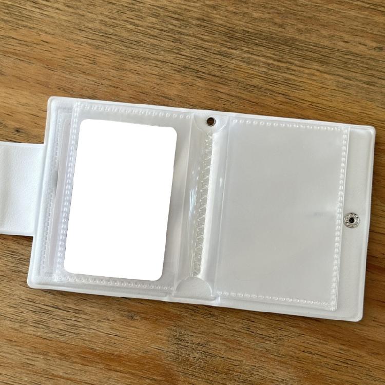 Elegant 3Inch Photo Album Cartoon Pattern Design with 32 Pocket Mini Idol Photo Card Binder for Travel and Everyday Use