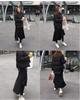 Plus Size Women's Faux Two-Piece Leggings Skirt with Velvet - Irregular Cut, Autumn/Winter Thickened One-Piece Pants.
