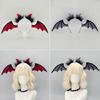 1Pc Devil Costume Accessories Devil Horn Headband Devil Tail for Halloween Masquerades Carnivals Birthday Party Cosplay