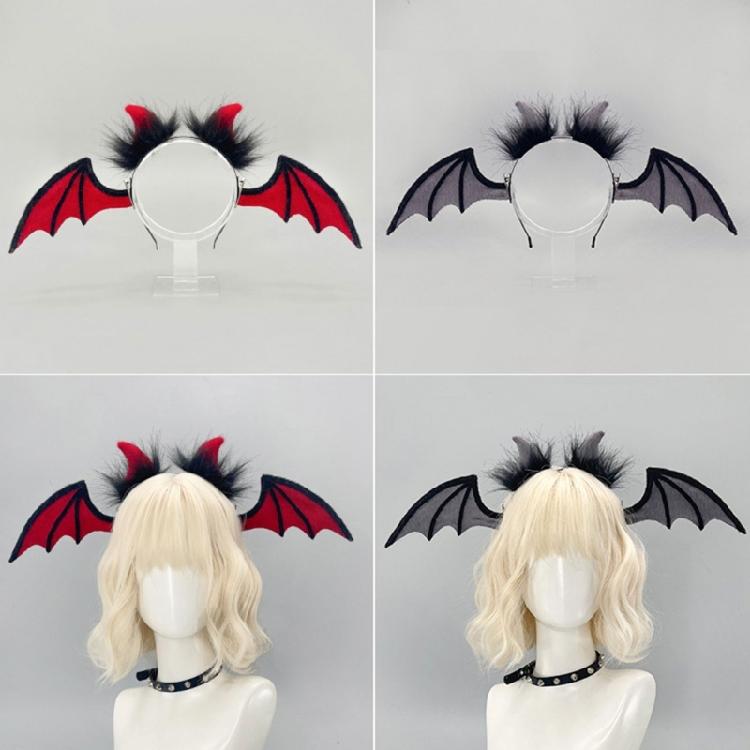 1Pc Devil Costume Accessories Devil Horn Headband Devil Tail for Halloween Masquerades Carnivals Birthday Party Cosplay