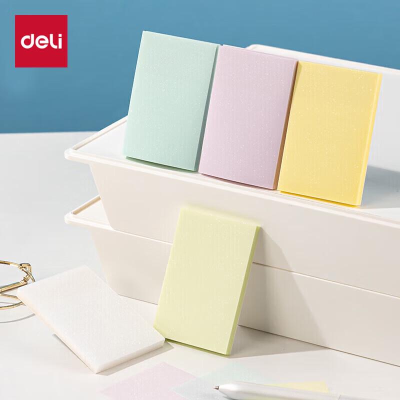 Deli BT181 Transparent Sticky Notes 5-Pack
