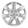 Hubcaps Wheel Covers, 16 Inch Set of 4 Wheel Rim Cover Hubcaps OEM Style Replacement, R16 Size Snap On Car Hub Caps, Universal 7-Spoke ABS Tire Rim