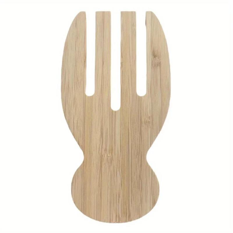 Handgefertigtes Salatlöffel-Set aus Holz - Natürliches Teak-Rührwerkzeug für Suppe, zum Mischen, kratzfest & umweltfreundliches Küchenwerkzeug