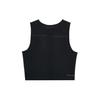 Nike Dri-Fit Solid Reflective Logo Round Neck Tank Top Women Tops Black DQ5941-010