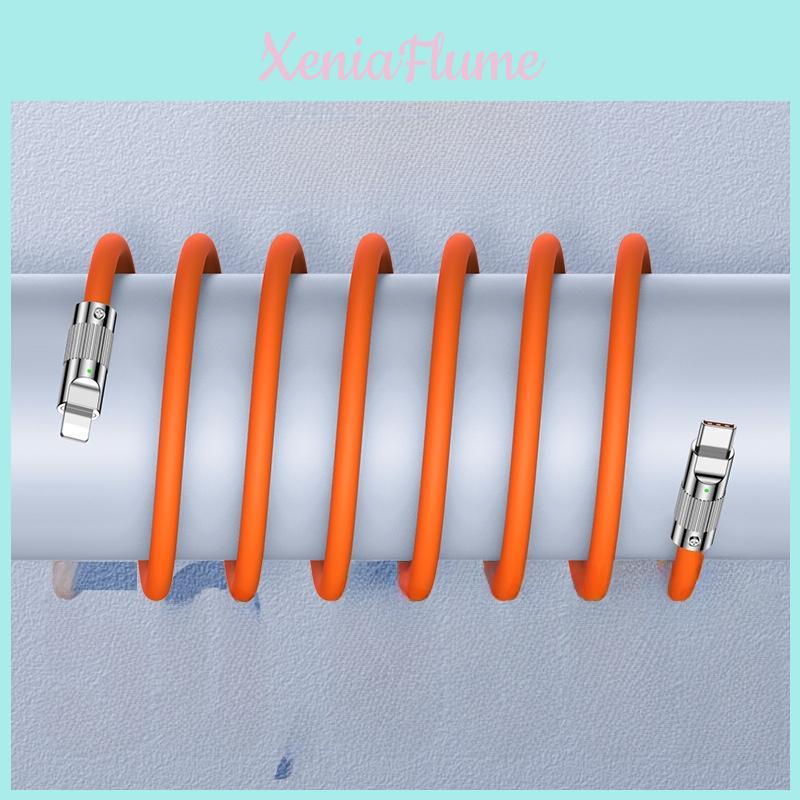 Iphone 13 Data Cable Fast Charging With Durable Silicone For Apple Devices 1m