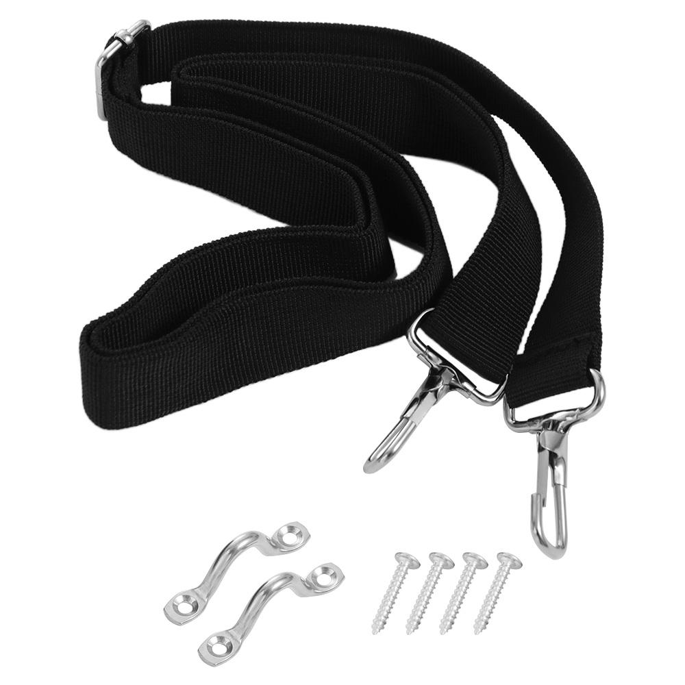 

2Pcs Flat Strap Tent Tie Down Rope Fixed Buckle Awning Wind Rope Reinforced Hangers for Tent Canopy No accessories