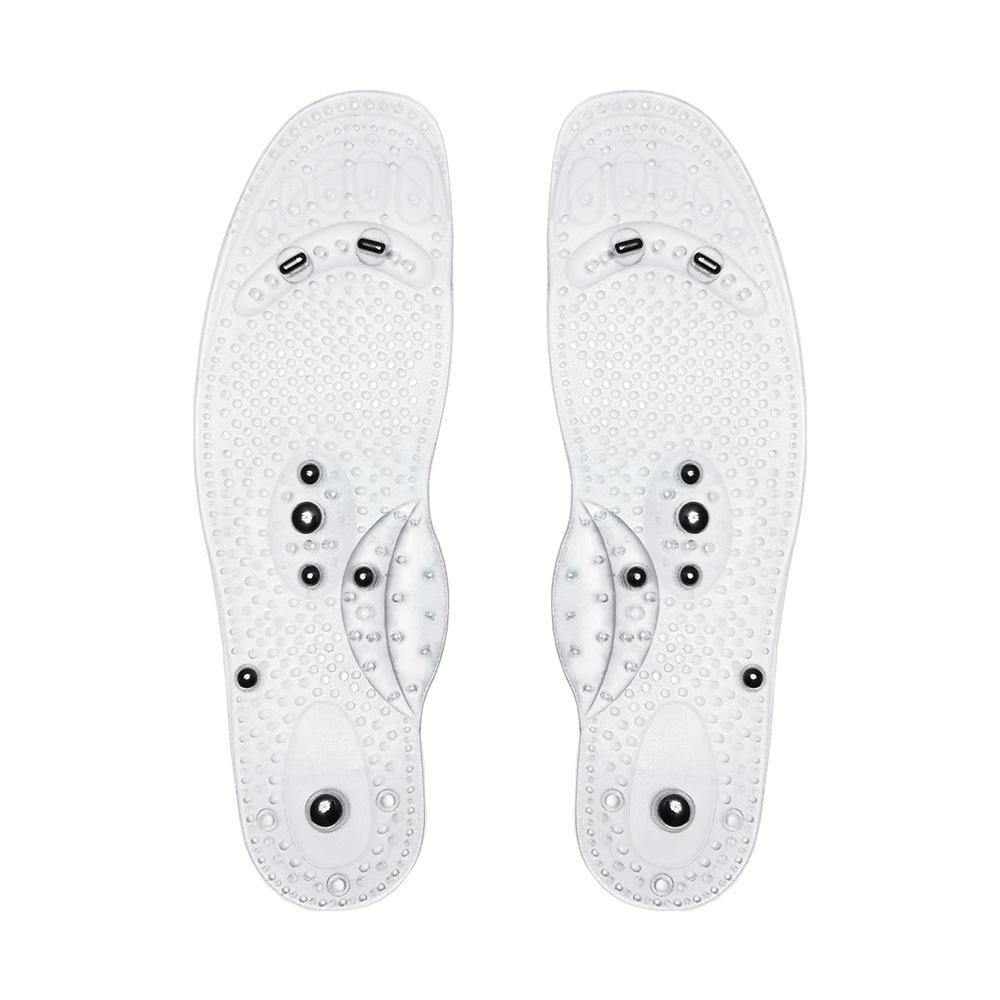 New Arch Support Magnetic Acupressure Massage Insoles with 8 Magnets