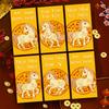 Pack of 6 Vietnamese New Year Red Envelopes With Festive Horse Design and Matte Finish for 2026 Celebrations