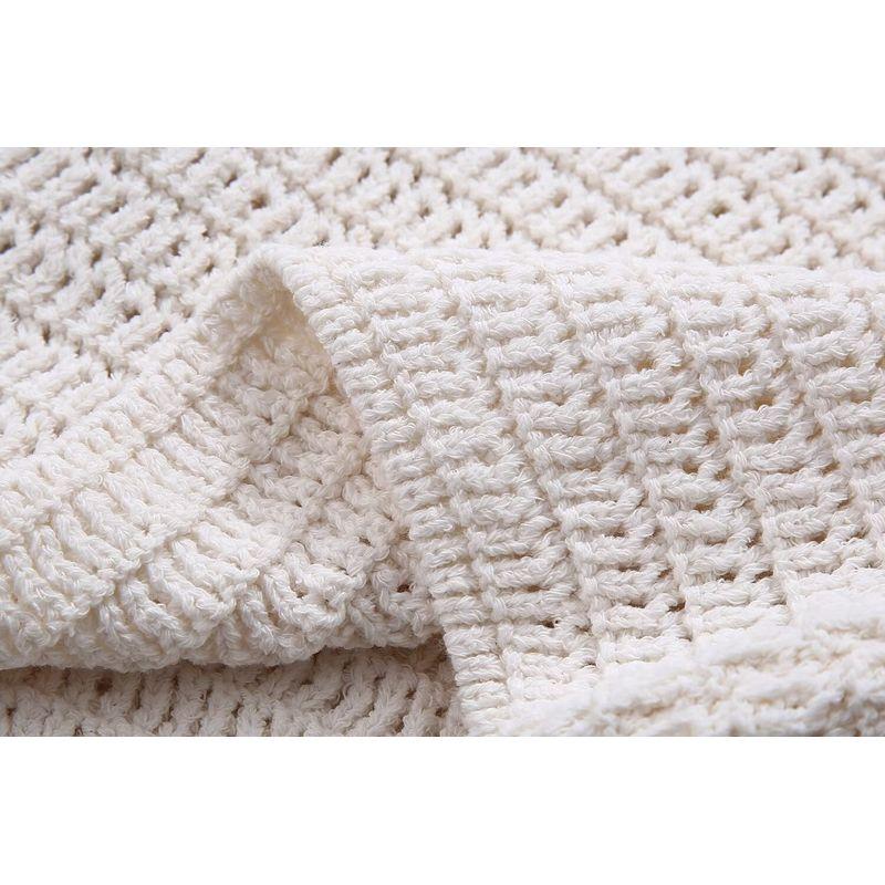 Kaslead New Arrival Women's Clothing Fashion Style Fashion Vacation Style Lapel Long Sleeves Knitting Tops 3991108