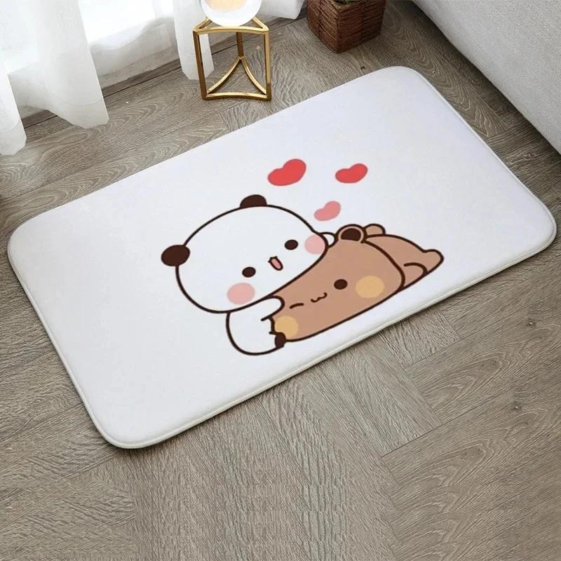 Bubu and Dudu Home Entrance Doormat Balcony Bathroom Floor Mats Welcome Mat Small Size Non-slip Rug Bedroom Carpet Homes Decor